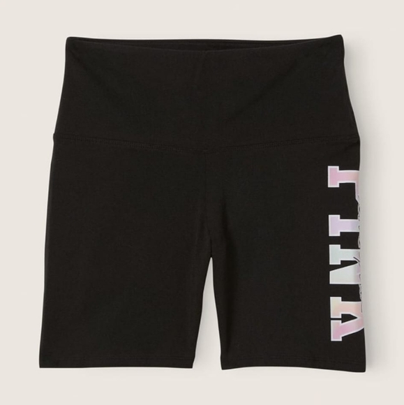 Pink VS high waist bike shorts - Picture 4 of 9